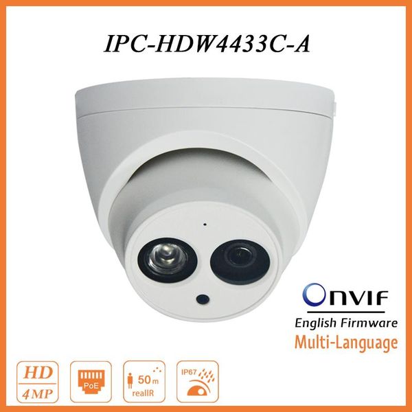 

cameras ipc-hdw4433c-a 4mp dome ip security cctv camera for home ip67 ir50m