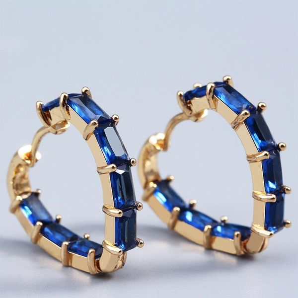 

stud two colors love heart hoop earrings for women gift, Golden;silver