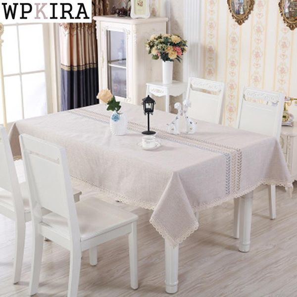 

table cloth nordic simple thickened cotton and linen rectangular coffee dining embroidery tablecloth zb-ds-l033&40