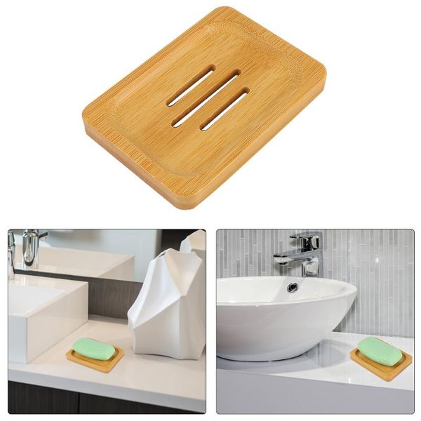 

soap dishes 1pc creative wooden holder practical container for bathroom