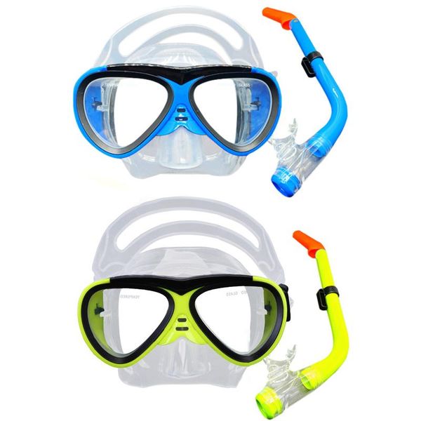 

diving masks swimming snorkel goggles set kids mask tube kid adults with breathing