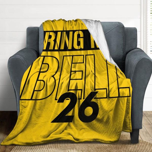

blankets blanket 26 le'veon bell ring my ultra soft micro fleece cozy lightweight microfiber flannel all season living room bedroom