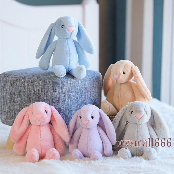 

easter bunny 12inch 30cm plush filled toy creative doll soft long ear rabbit animal kids baby valentines day birthday gift