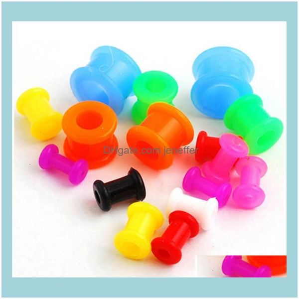 

charm jewelryear piercing jewelry fashion sile earrings auricle acrylic expander drop delivery 2021 zif9c, Golden