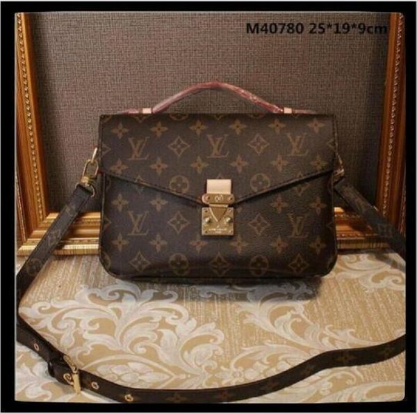 

m44876 lv louis bag vitton pochette metis old flower messenger package clutch hanbbag leather shoulder bag clutchs handb, Red;black