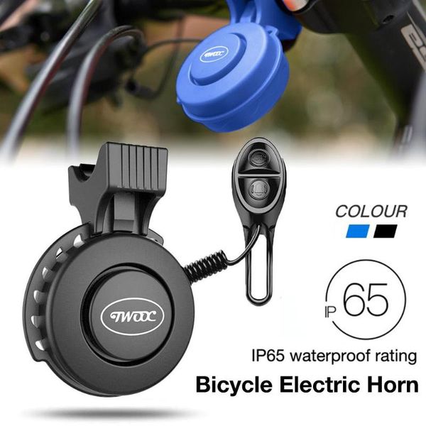 

bike horns bicycle electronic bell horn 120 db usb recharged waterproof cycling handlebar ring strong loud electric sound 4 modes
