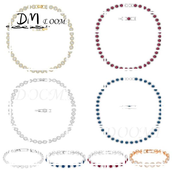 

chokers swa 1:1 fashion jewelry angelic necklace charming round decoration golden women trend romantic luxury gifts, Golden;silver