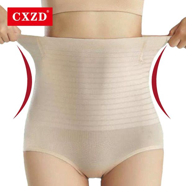 

women's shapers cxzd high waist intimates seamunderwear slimming panties solid color simple briefs boyshorts, Black;white