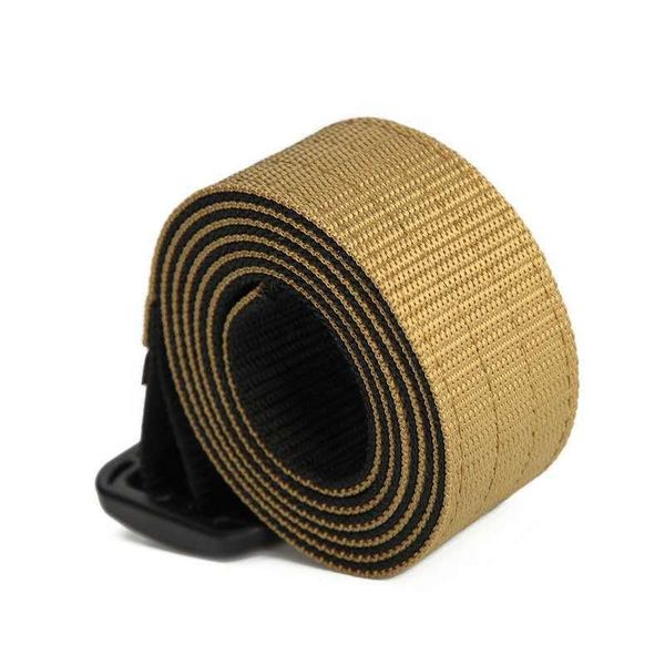 

waist support heavy duty green combat nylon inner military tactical belt with plastic buckle for outdoor hunting trainning accessorie, Black;gray