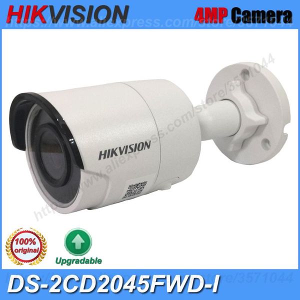 

original hikvision ip camera ds-2cd2045fwd-i 4mp ir fixed cctv poe network dome security ip67 ir30 cameras