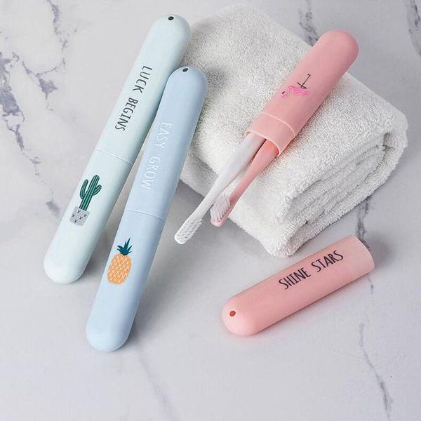 

toothbrush storage box travel portable cover dust accessories tooth brush holder bathroom holders