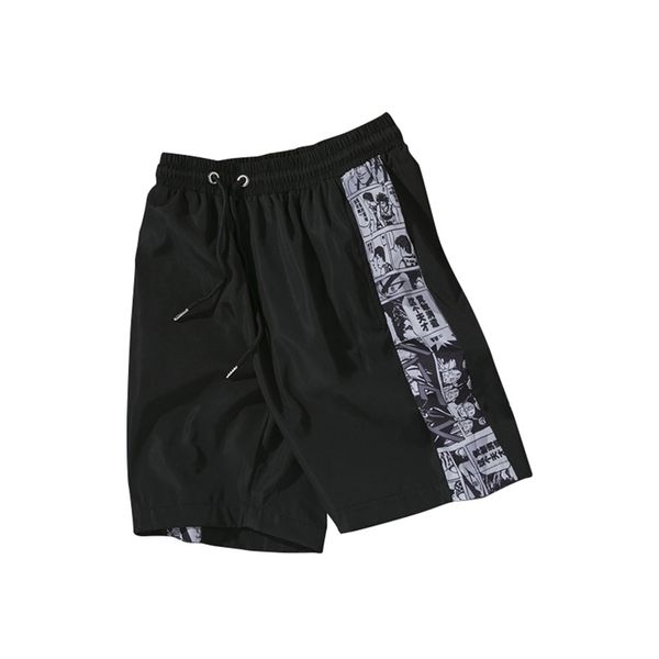 

men loose drawstring beach shorts summer casual short hip hop anime champ oversized basketball sweatpants 5xl 210713, White;black