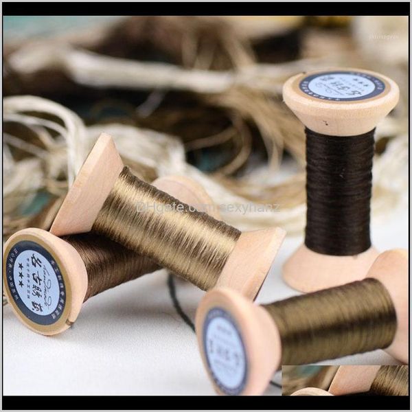 

yarn 20 meters per thread embroidery silk hand blue brown1 4kpji zhav7, Black;white