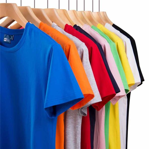 

men's and women's short-sleeved t-shirts cotton, White;black