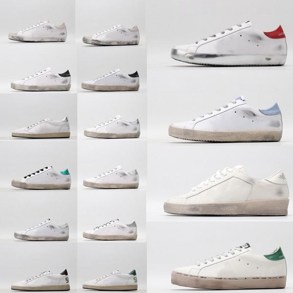 

designer luxury shoes brand baskets sneakers super star shoe sequin classic white do -old dirty gooses casual low cut flat bottom, Black