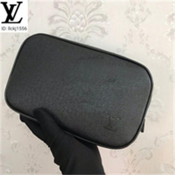

long luxury 7ejd m47507 cross pattern leisure all-match wash bag men real leather brand chain wallets compact purse clutches designer evenin, Red;black