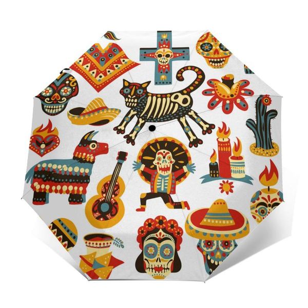

umbrellas mexican elements windproof automatic folding inverted umbrella portable paraguas for man woman