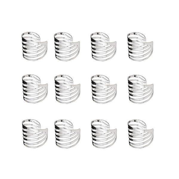 

napkin rings 12 pcs dinner table holders wedding party festival decoration
