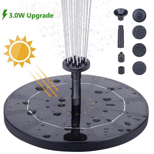 

solar floating fountain with battery bird water pond garden patio decor lawn decoration decorations