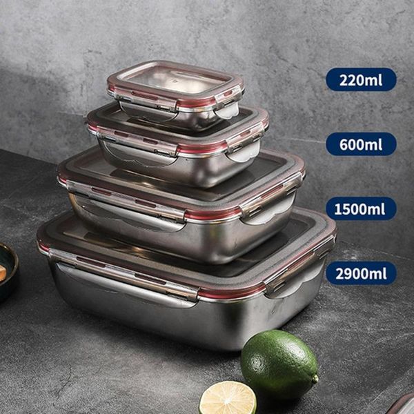 

dinnerware sets 304 stainless steel lunch box thermal portable japanese for kids picnic office workers school leak-proof