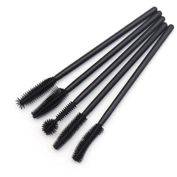 

makeup brushes eyelash eye lash black disposable mascara wand brush spoolies