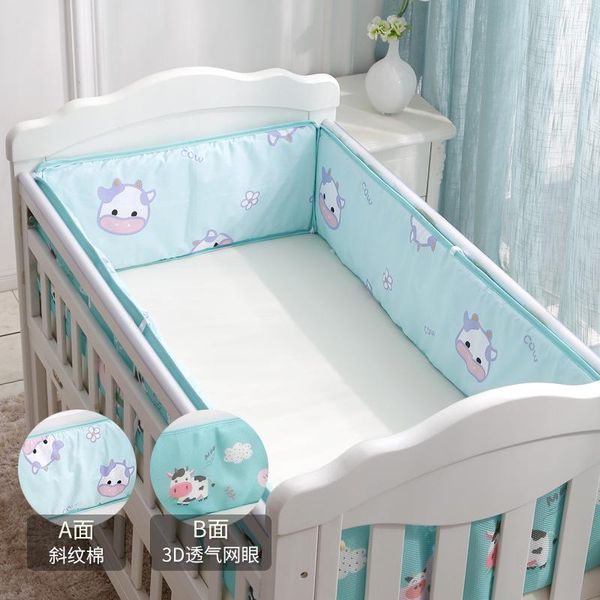 

bedding sets baby thicken breathable bed bumper double-faced detachable crib borns room decor four seasons
