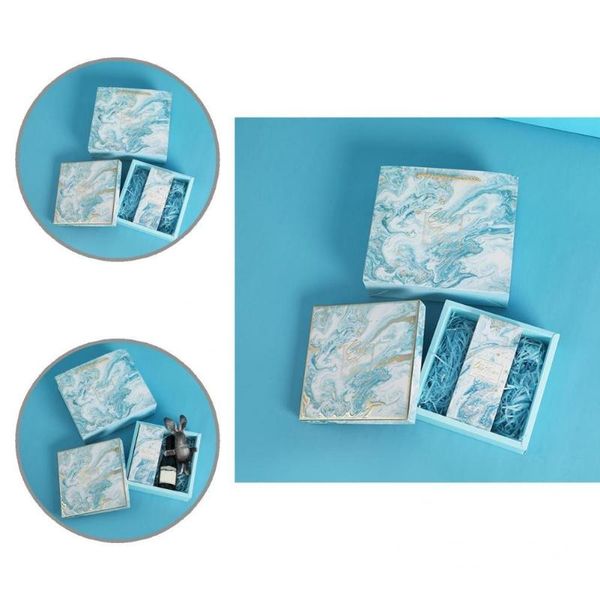 

gift wrap box set clear print baby shower candy package beautiful