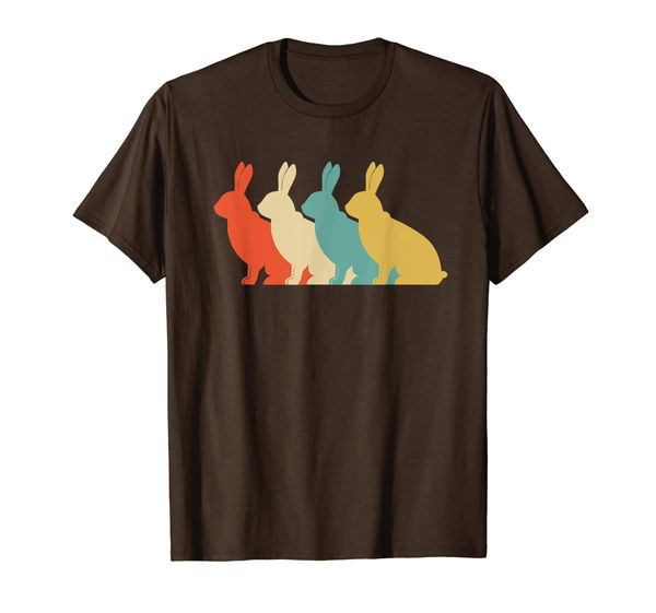 

vintage retro art bunny rabbit lover whisperer t shirt gift, White;black
