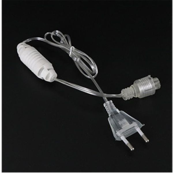 

strings eu plug with steady on controller use for icicle curtain lights waterproof extended line 3m/5m