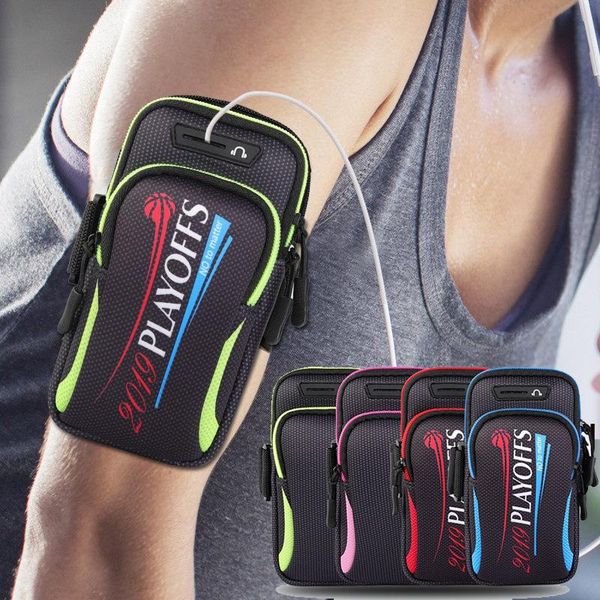 

universal 7.2' waterproof sport armband bag running jogging gym arm band outdoor sports pouch phone case cover holder cell cases