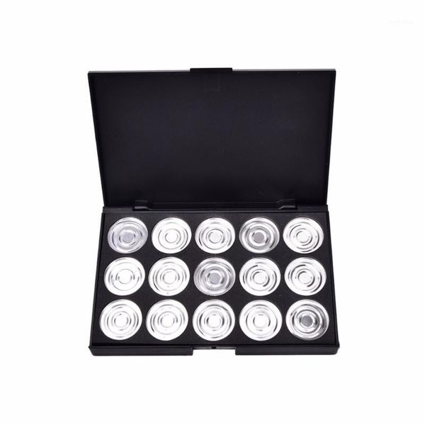 

aluminum palette pans makeup diy eye shadow pigment case 15.5*10.5*1.3cm empty magnetic eyeshadow pigment1