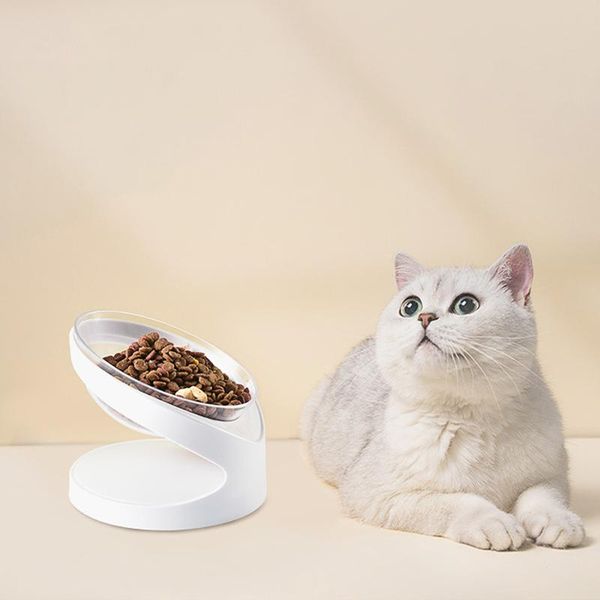 

cat bowls & feeders pet single bowl dog feeding elevated protect cervical spine anti-tipping kitten puppy supplies comedero gato