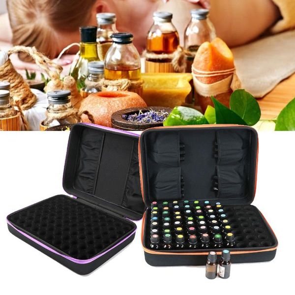 

storage bags 70 grids 15ml essential oil bottle bag protective case handbag eva no