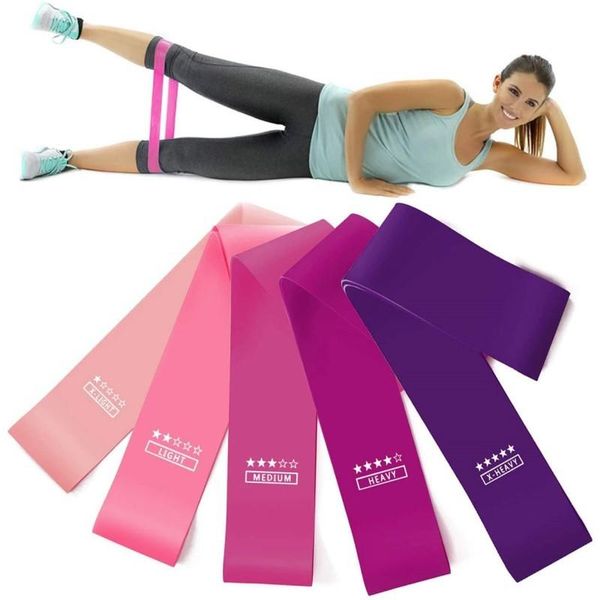 

resistance bands elastic for fitness exercise gym strength training gum pilates sport crossfit workout equipment