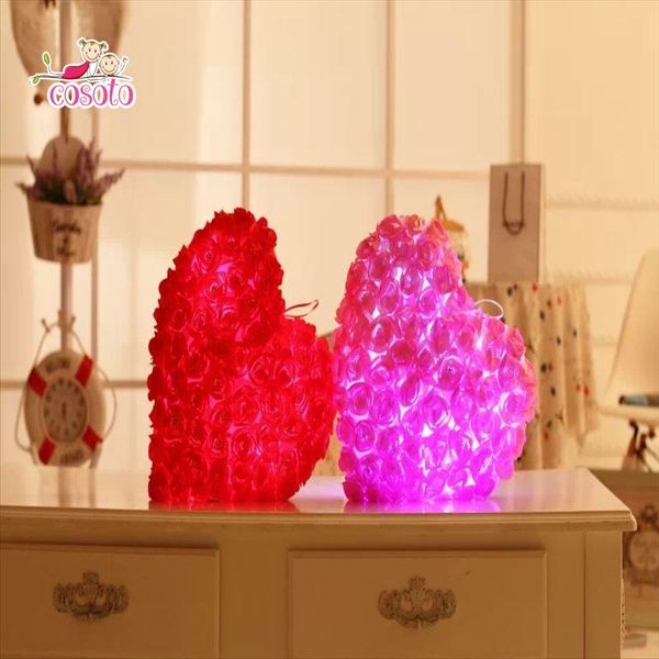 

cushion/decorative pillow loved gifts plush star led kawaii heart luminous soft stuffed animal doll toys for children