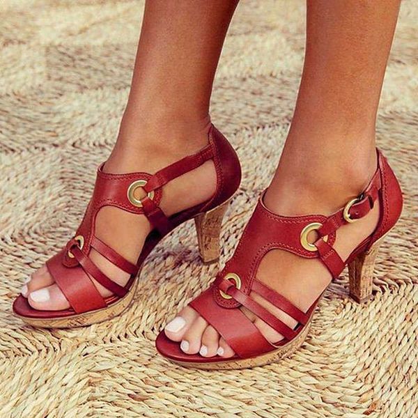 

women's sandals high heels woman bohemia pumps fashion women hollow out sandals outdoor summer shoes women chaussures femme y0611, Black