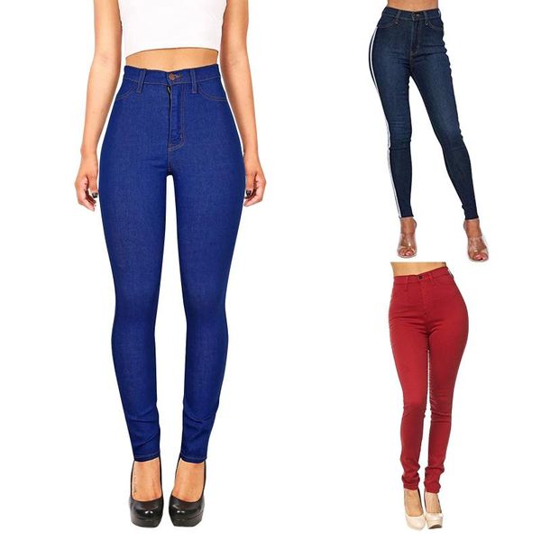 

harem pants vintage high waist jeans woman boyfriends women's full length mom cowboy denim vaqueros mujer, Blue