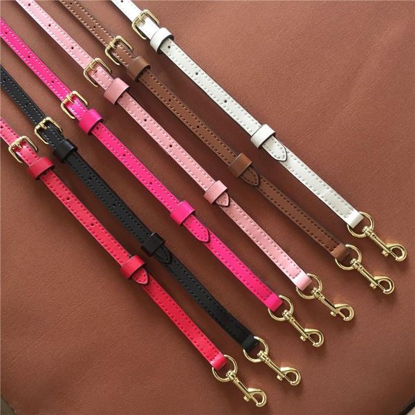 

bag parts & accessories fashion genuine leather strap shoulder bags narrow diy, Black