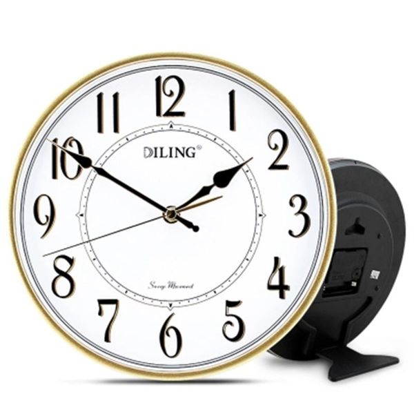 

wall clocks simple modern decorative clock fashion pendulum deskcreative mute living room saat bedroom home decoration50b1109