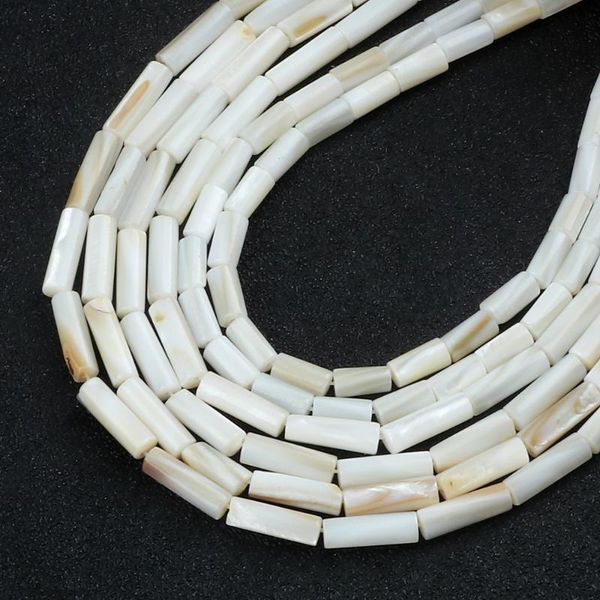 

other natural color mother of pearl loose spacer beads white straight shape freshwater shell for jewelry making diy bracelet necklace