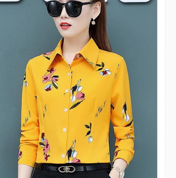 

2021 summer fashion long sleeve women's shirt@30, White