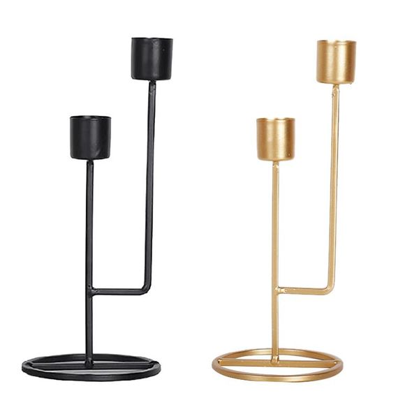

candle holders holder,2 pack for pillar & long/dining table,,fits thick