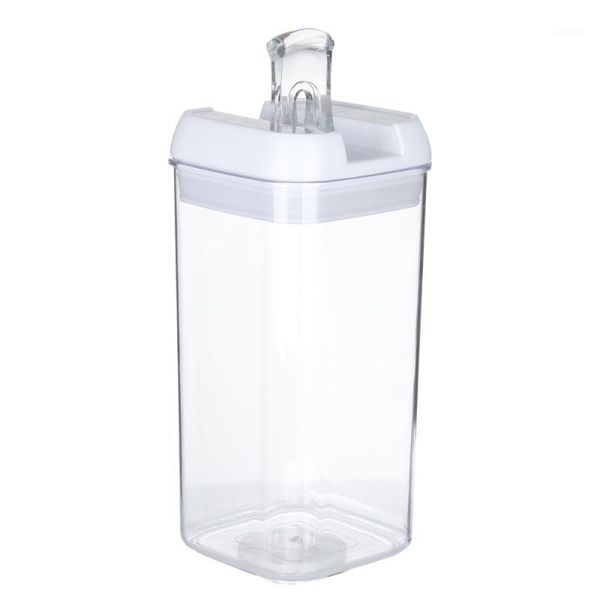 

storage bottles & jars 1.2l tank sealed jar can container locking lid box
