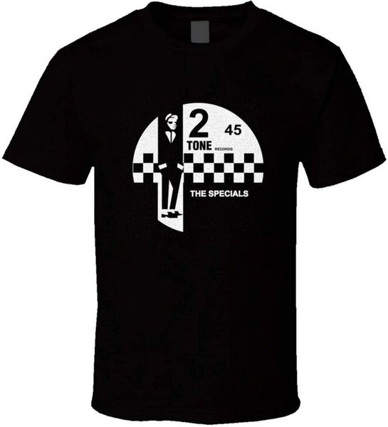 

the specials 2 tone records t-shirt size m-5xl, White;black