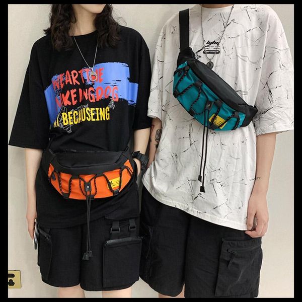 

hight quality women's waist bag hip hop belt large capacity female fanny pack shoulder crossbody chest bags purse