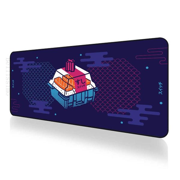 

mouse pads & wrist rests large pad xxl sushi suitchi mechanical keyboard mausepad table computer accessories gaming lapgamer non-slip de