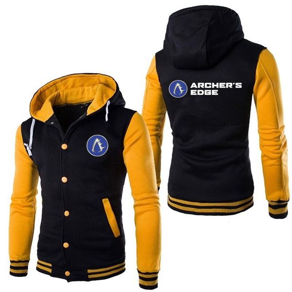 

men's hoodies & sweatshirts 2021 brand archer's men england style spring autumn put together mens delicate comfortable hoodie fash, Black