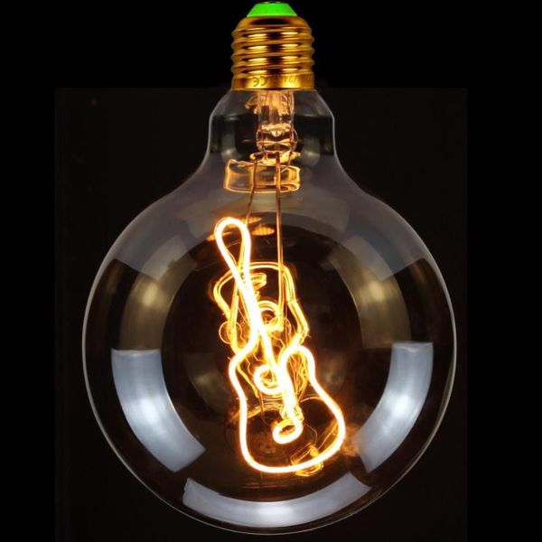 

bulbs led bulb guitar vintage light for cafe music bar decoration 220-240v e27 4w