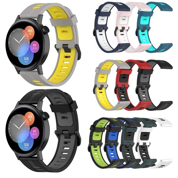 

22mm 20mm Watch Band for Huawei Watch GT3 42mm 46mm Wrist Strap for amazfit GTR 3 Replacement Bracelet Belt Watch Accessories galaxy watch4 40mm 44mm