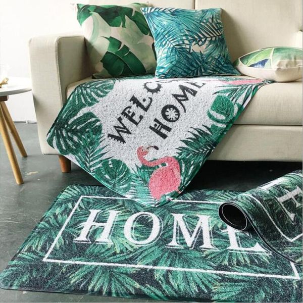 

carpets tropical plant for living room bedroom decor rugs bathroom kitchen doorway floor carpet non-slip waterproof mat